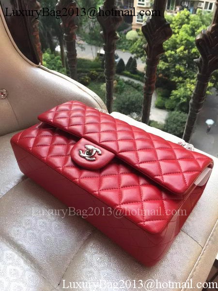Chanel 2.55 Series Flap Bag Red Original Leather A01112 Silver Chanel 2.55 Series Flap Bag Red Original Leather A01112 Silver