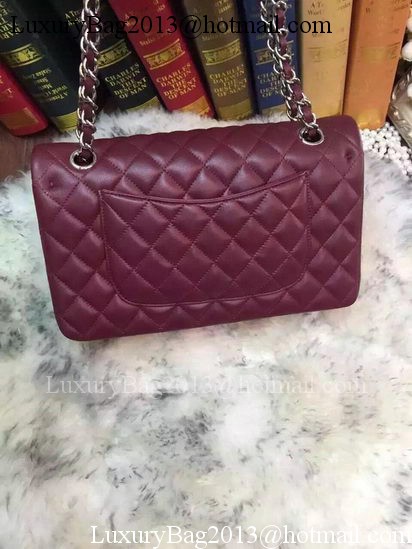 Chanel 2.55 Series Flap Bag Original Sheepskin Leather A09765 Burgundy Chanel 2.55 Series Flap Bag Original Sheepskin Leather A09765 Burgundy