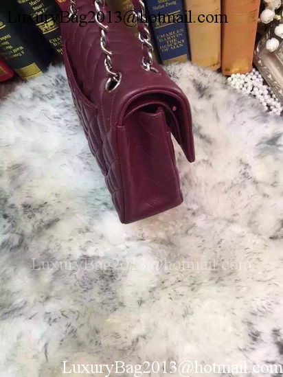 Chanel 2.55 Series Flap Bag Original Sheepskin Leather A09765 Burgundy Chanel 2.55 Series Flap Bag Original Sheepskin Leather A09765 Burgundy