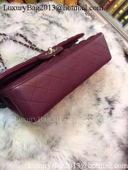 Chanel 2.55 Series Flap Bag Original Sheepskin Leather A09765 Burgundy Chanel 2.55 Series Flap Bag Original Sheepskin Leather A09765 Burgundy