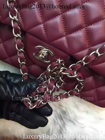Chanel 2.55 Series Flap Bag Original Sheepskin Leather A09765 Burgundy Chanel 2.55 Series Flap Bag Original Sheepskin Leather A09765 Burgundy