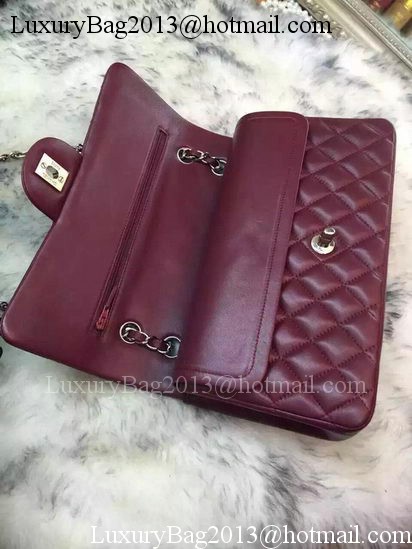 Chanel 2.55 Series Flap Bag Original Sheepskin Leather A09765 Burgundy Chanel 2.55 Series Flap Bag Original Sheepskin Leather A09765 Burgundy