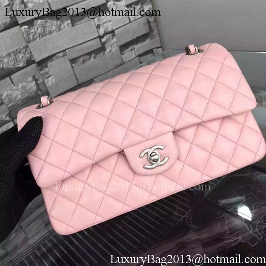 Chanel 2.55 Series Flap Bag Pink Sheepskin Leather A06375 Silver Chanel 2.55 Series Flap Bag Pink Sheepskin Leather A06375 Silver