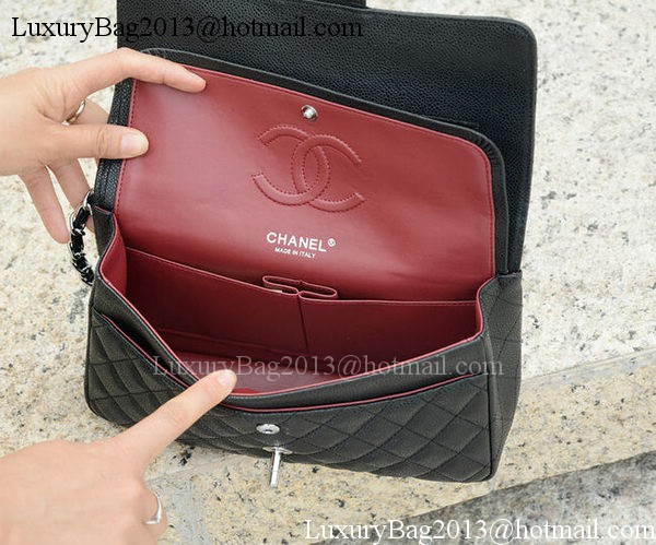 Chanel 2.55 Series Flap Bag Black Cannage Pattern A1112 Gold Chanel 2.55 Series Flap Bag Black Cannage Pattern A1112 Gold