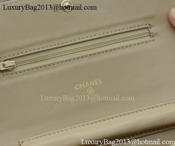 Chanel mini Flap Bags Apricot Sheepskin Leather A33814 Gold Chanel mini Flap Bags Apricot Sheepskin Leather A33814 Gold