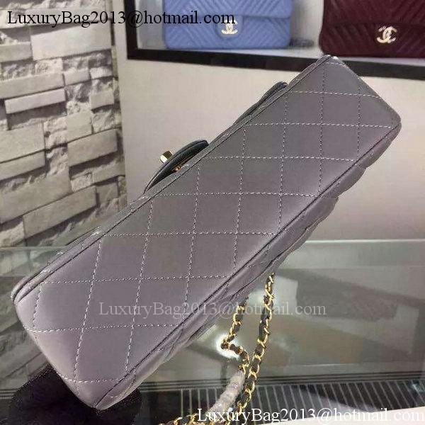 Chanel 2.55 Series Flap Bag Lambskin Leather A5024 Grey Chanel 2.55 Series Flap Bag Lambskin Leather A5024 Grey