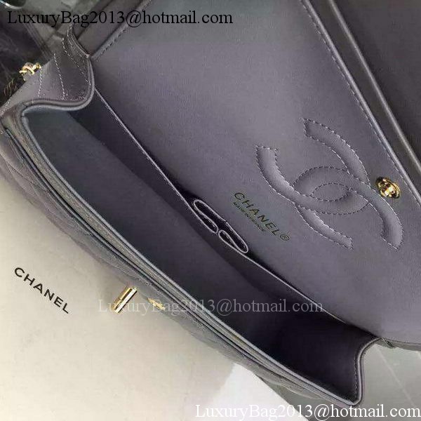Chanel 2.55 Series Flap Bag Lambskin Leather A5024 Grey Chanel 2.55 Series Flap Bag Lambskin Leather A5024 Grey
