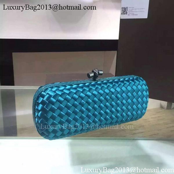 Bottega Veneta STRETCH Knot Sheepskin Leather Clutch BV8651 SkyBlue Bottega Veneta STRETCH Knot Sheepskin Leather Clutch BV8651 SkyBlue