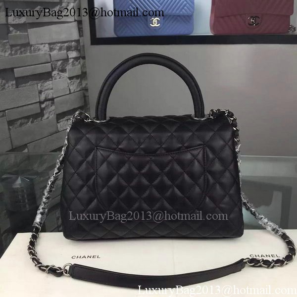 Chanel Shoulder Tote Bag Original Calfskin Leather A7776 Black Chanel Shoulder Tote Bag Original Calfskin Leather A7776 Black