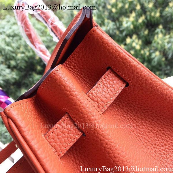 Hermes Birkin 35CM Tote Bag Orange Calfskin Leather BK35 Gold Hermes Birkin 35CM Tote Bag Orange Calfskin Leather BK35 Gold