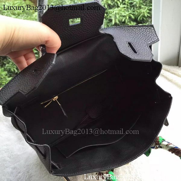 Hermes Birkin 30CM Tote Bags Black Calfskin Leather BK30 Gold Hermes Birkin 30CM Tote Bags Black Calfskin Leather BK30 Gold