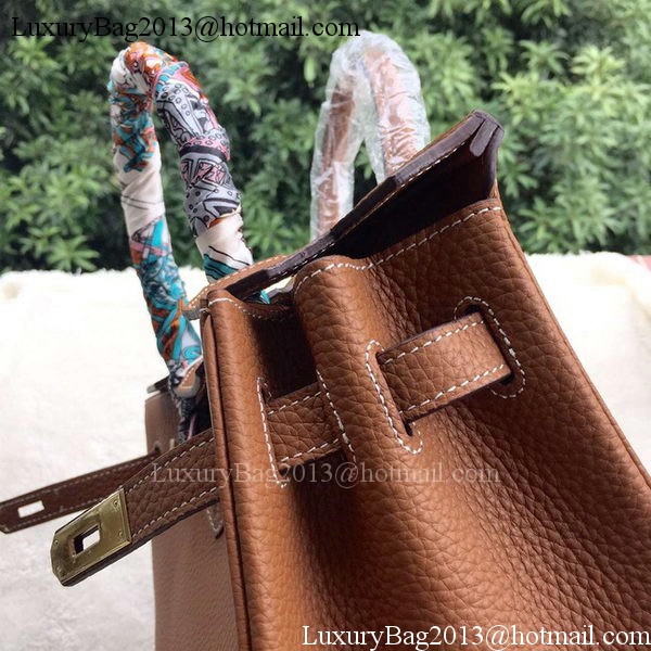 Hermes Birkin 30CM Tote Bags Brown Calfskin Leather BK30 Gold Hermes Birkin 30CM Tote Bags Brown Calfskin Leather BK30 Gold