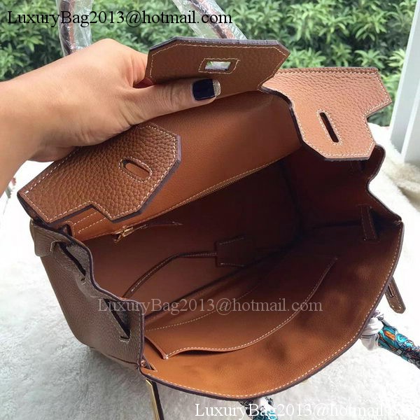 Hermes Birkin 30CM Tote Bags Brown Calfskin Leather BK30 Gold Hermes Birkin 30CM Tote Bags Brown Calfskin Leather BK30 Gold