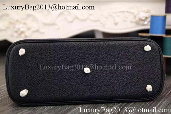 Hermes Bolide 37CM Calfskin Leather Tote Bag B1004 Black Hermes Bolide 37CM Calfskin Leather Tote Bag B1004 Black