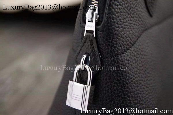 Hermes Bolide 37CM Calfskin Leather Tote Bag B1004 Black Hermes Bolide 37CM Calfskin Leather Tote Bag B1004 Black