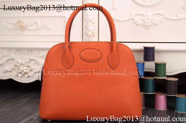 Hermes Bolide 37CM Calfskin Leather Tote Bag B1004 Orange Hermes Bolide 37CM Calfskin Leather Tote Bag B1004 Orange