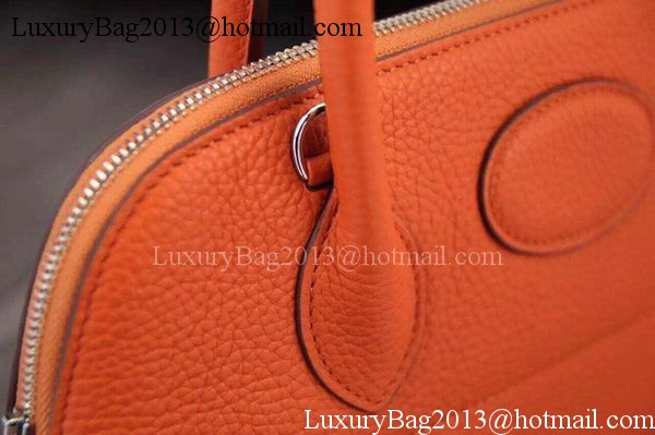 Hermes Bolide 37CM Calfskin Leather Tote Bag B1004 Orange Hermes Bolide 37CM Calfskin Leather Tote Bag B1004 Orange