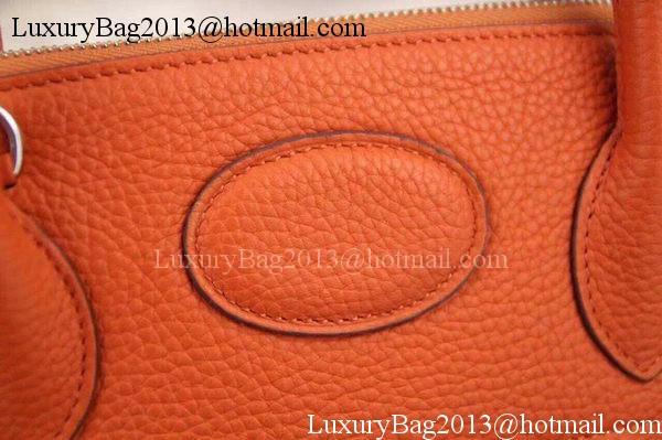 Hermes Bolide 37CM Calfskin Leather Tote Bag B1004 Orange Hermes Bolide 37CM Calfskin Leather Tote Bag B1004 Orange