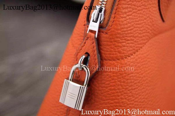 Hermes Bolide 37CM Calfskin Leather Tote Bag B1004 Orange Hermes Bolide 37CM Calfskin Leather Tote Bag B1004 Orange