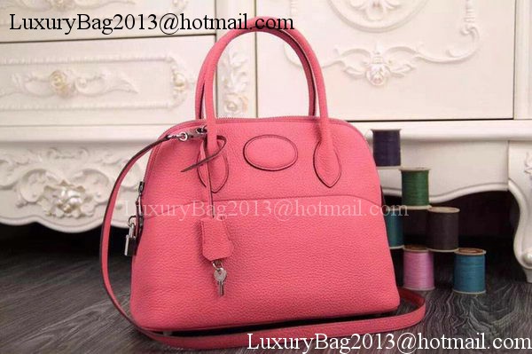Hermes Bolide 37CM Calfskin Leather Tote Bag B1004 Pink Hermes Bolide 37CM Calfskin Leather Tote Bag B1004 Pink
