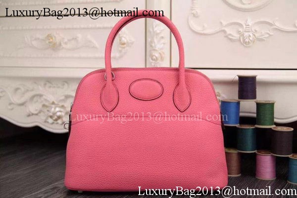 Hermes Bolide 37CM Calfskin Leather Tote Bag B1004 Pink Hermes Bolide 37CM Calfskin Leather Tote Bag B1004 Pink