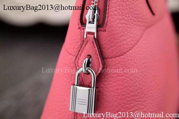 Hermes Bolide 37CM Calfskin Leather Tote Bag B1004 Pink Hermes Bolide 37CM Calfskin Leather Tote Bag B1004 Pink