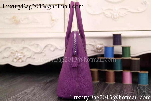 Hermes Bolide 37CM Calfskin Leather Tote Bag B1004 Purple Hermes Bolide 37CM Calfskin Leather Tote Bag B1004 Purple
