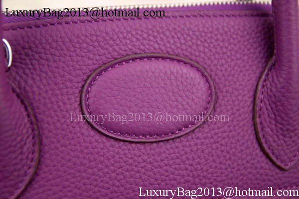 Hermes Bolide 37CM Calfskin Leather Tote Bag B1004 Purple Hermes Bolide 37CM Calfskin Leather Tote Bag B1004 Purple