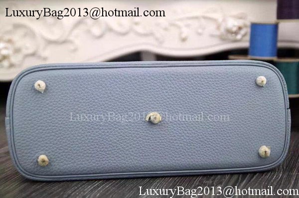 Hermes Bolide 37CM Calfskin Leather Tote Bag B1004 SkyBlue Hermes Bolide 37CM Calfskin Leather Tote Bag B1004 SkyBlue