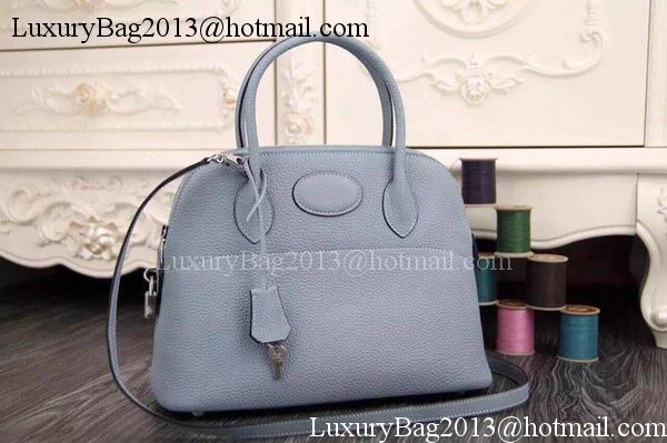 Hermes Bolide 37CM Calfskin Leather Tote Bag B1004 SkyBlue Hermes Bolide 37CM Calfskin Leather Tote Bag B1004 SkyBlue