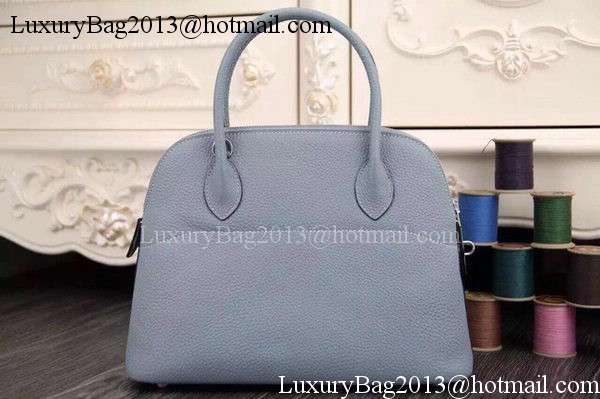 Hermes Bolide 37CM Calfskin Leather Tote Bag B1004 SkyBlue Hermes Bolide 37CM Calfskin Leather Tote Bag B1004 SkyBlue