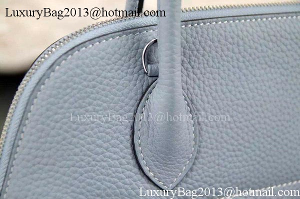 Hermes Bolide 37CM Calfskin Leather Tote Bag B1004 SkyBlue Hermes Bolide 37CM Calfskin Leather Tote Bag B1004 SkyBlue