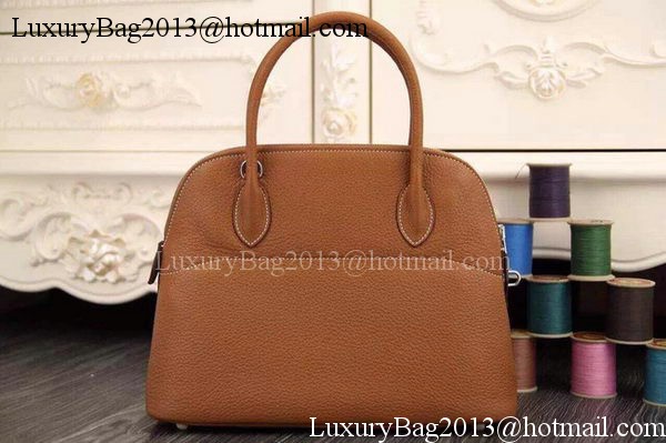 Hermes Bolide 37CM Calfskin Leather Tote Bag B1004 Wheat Hermes Bolide 37CM Calfskin Leather Tote Bag B1004 Wheat