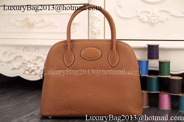 Hermes Bolide 37CM Calfskin Leather Tote Bag B1004 Wheat Hermes Bolide 37CM Calfskin Leather Tote Bag B1004 Wheat
