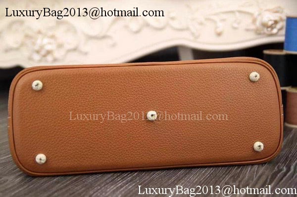 Hermes Bolide 37CM Calfskin Leather Tote Bag B1004 Wheat Hermes Bolide 37CM Calfskin Leather Tote Bag B1004 Wheat