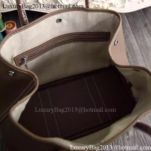 Hermes Garden Party 36cm 30cm Tote Bag Original Leather Grey Hermes Garden Party 36cm 30cm Tote Bag Original Leather Grey