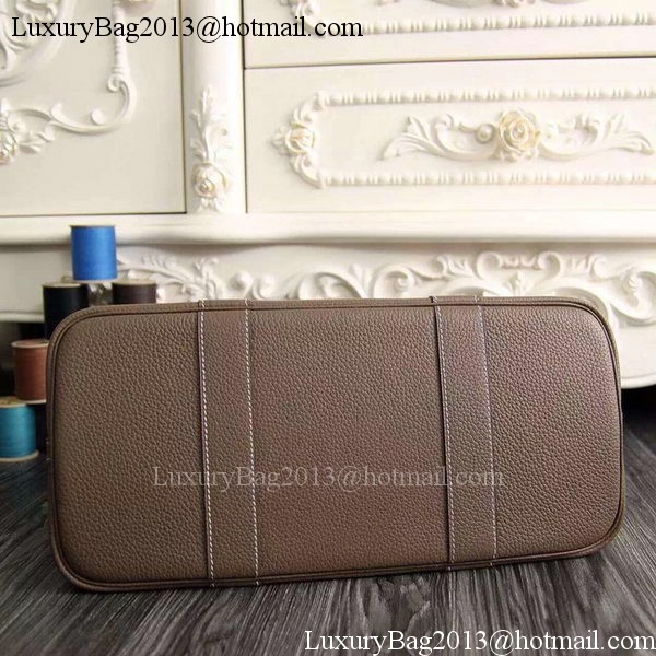 Hermes Garden Party 36cm 30cm Tote Bag Original Leather Grey Hermes Garden Party 36cm 30cm Tote Bag Original Leather Grey