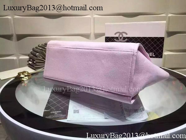 Chanel Large Canvas Tote Shopping Bag A5002 Pink Chanel Large Canvas Tote Shopping Bag A5002 Pink