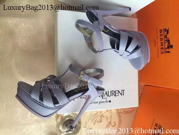 Yves Saint Laurent 20mm Platform 130mm Sandal YSL305 Light Blue Yves Saint Laurent 20mm Platform 130mm Sandal YSL305 Light Blue