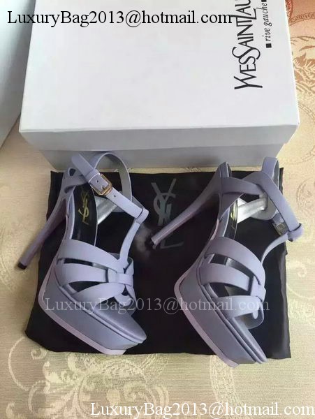 Yves Saint Laurent 20mm Platform 130mm Sandal YSL305 Light Blue Yves Saint Laurent 20mm Platform 130mm Sandal YSL305 Light Blue