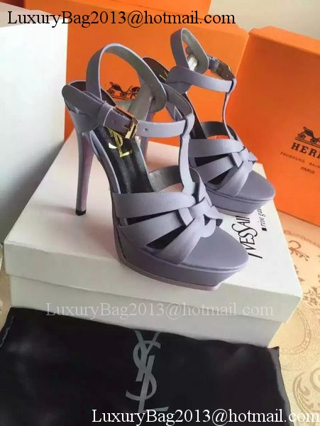 Yves Saint Laurent 20mm Platform 130mm Sandal YSL305 Light Blue Yves Saint Laurent 20mm Platform 130mm Sandal YSL305 Light Blue