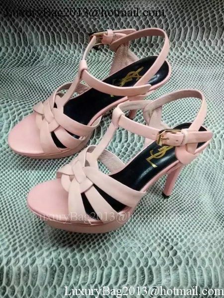 Yves Saint Laurent 20mm Platform 130mm Sandal YSL305 Pink Yves Saint Laurent 20mm Platform 130mm Sandal YSL305 Pink