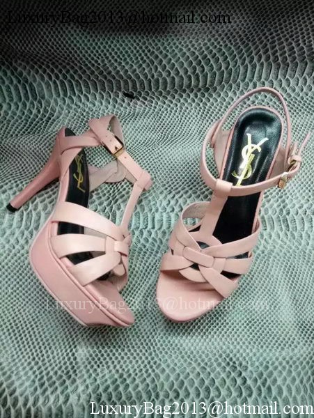 Yves Saint Laurent 20mm Platform 130mm Sandal YSL305 Pink Yves Saint Laurent 20mm Platform 130mm Sandal YSL305 Pink