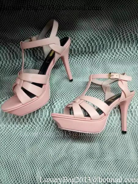 Yves Saint Laurent 20mm Platform 130mm Sandal YSL305 Pink Yves Saint Laurent 20mm Platform 130mm Sandal YSL305 Pink