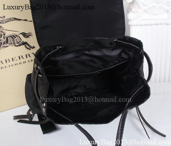 Burberry Backpack Fabric BU40166 Black Burberry Backpack Fabric BU40166 Black