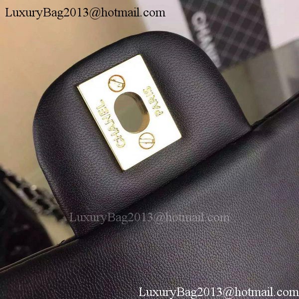 Chanel 2.55 Series Double Flap Bag Black Original Patent Leather CF7024 Gold Chanel 2.55 Series Double Flap Bag Black Original Patent Leather CF7024 Gold