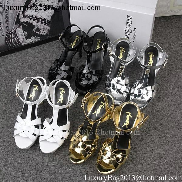 Yves Saint Laurent 100mm Sandal YSL293 Gold Yves Saint Laurent 100mm Sandal YSL293 Gold