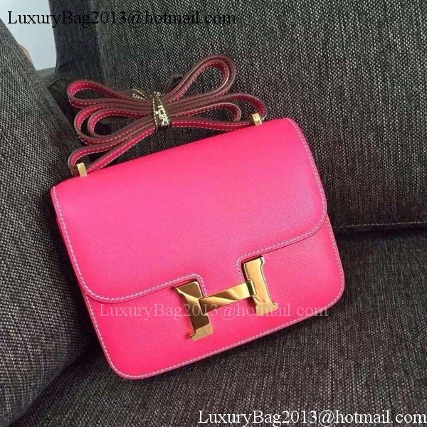 Hermes Constance Bag Calfskin Leather H9999 Rose Hermes Constance Bag Calfskin Leather H9999 Rose