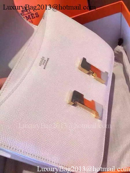 Hermes Constance Bag Calfskin Leather H9999 White Hermes Constance Bag Calfskin Leather H9999 White