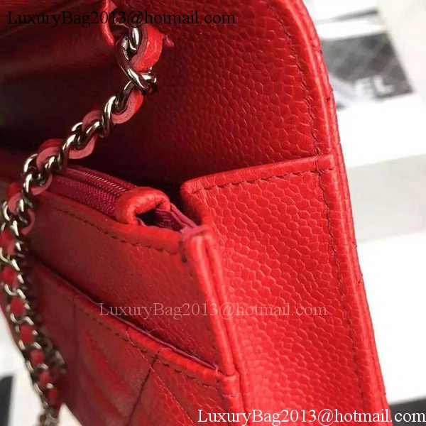 Chanel mini Flap Bag Cannage Pattern A8373 Red Chanel mini Flap Bag Cannage Pattern A8373 Red